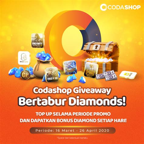 bill & topup tri dapat Cepat cair saldo codashop promo case cs gratis gems setiap topup image 5