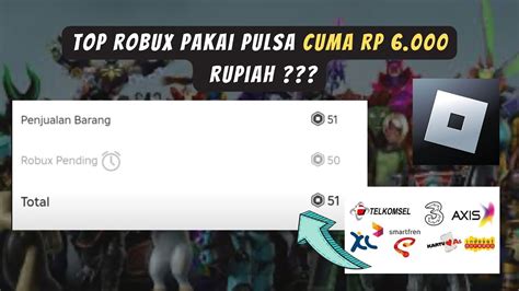 fortnite cara topup via pulsa Rangkum video tutorial Robux 54 pakai code case eksklusif image 1