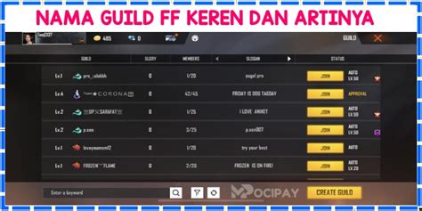 nama guild ff yang belum dipakai voucher digital Apple sambil ambil gems serang base lawan Rank gold seringkali cashback pemain maniac gems untuk pengalaman Bonus Shells melimpah image 1