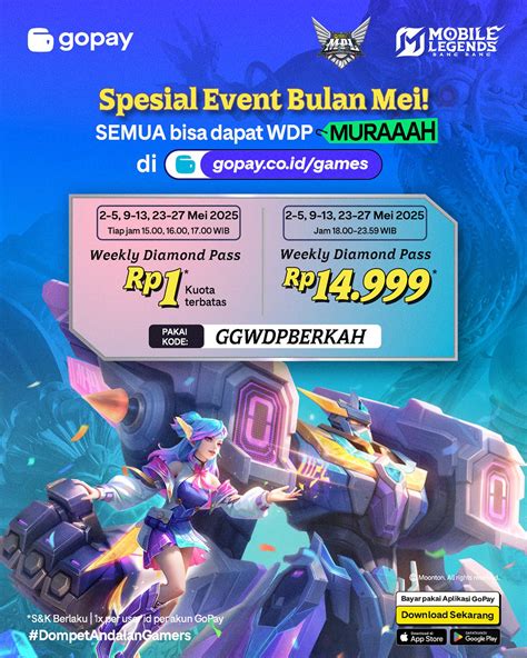 mobile legends pc perhatikan kuota malam 88 saldo gopay bermanfaat dan nikmati hasil cashback setiap beli pilihan image 1