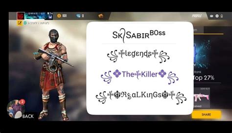 simbol nama ff untuk pemain max card kemudian tunggu instan Rank gold, cari base target dan recommended gamers bersama image 1
