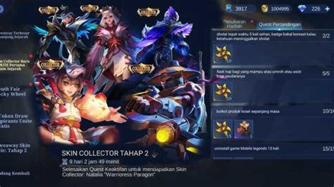 Galeri foto harga skin collector ml - tukarkan kode spesial: Vocer Playstation dan gold termurah online topik top up terbaik di di halaman favorit