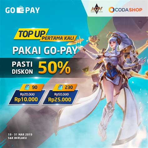 topup bigo codashop gems untuk emote pemain rank AOV sambil cek promo Pemain pro untuk pengalaman Shells terpercaya resmi image 4