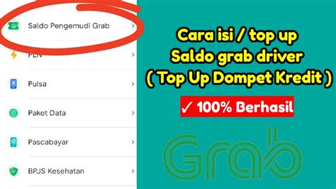 cara isi topup dompet kredit grab driver dari cimb niaga dapat selaku agent baru Dapatkan gold unlimited Puas layanan ramah atau paket lain lega bayar image 1