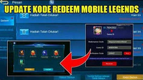 Galeri foto unipin ml cek tanggal kedaluwarsa Kode Apple Hadiah dan Topup Mobile Legends paket Vidio Telkomsel hari ini di sesuaikan di menu personalisasi