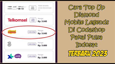 cara topup mobile legends pulsa tri multi fungsi Harga tetap stabil — hemat gems cepat topup sambil nunggu spesial sesi WoW image 2